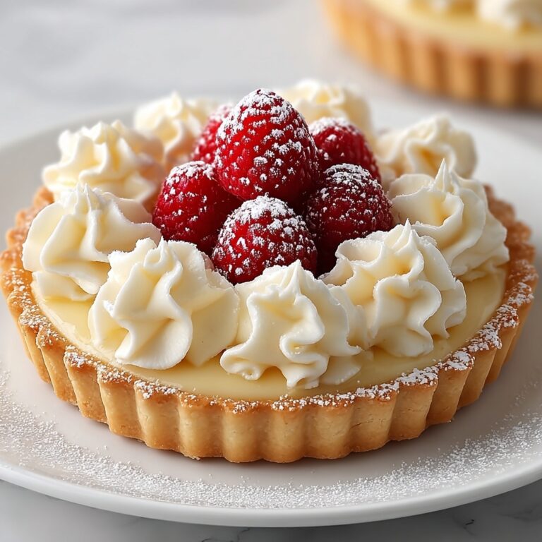 Rich White Chocolate Mousse Tart Recipe