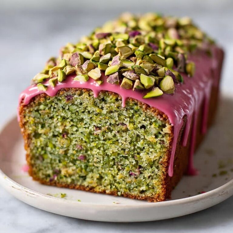 Pistachio Cardamom Rose Loaf Recipe