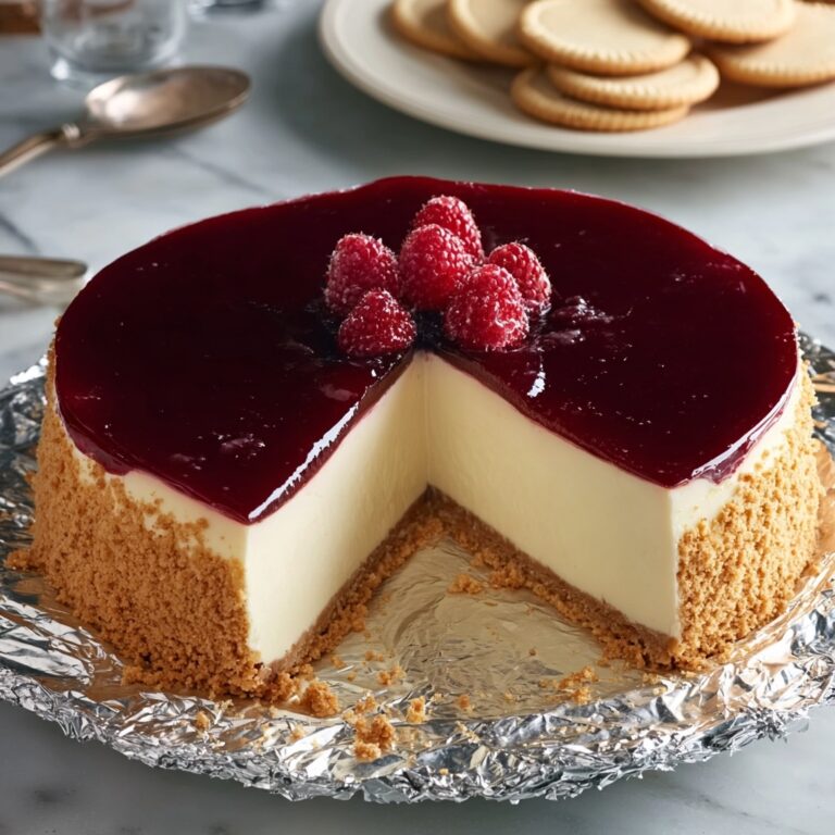 Tall and Creamy New York Cheesecake Recipe