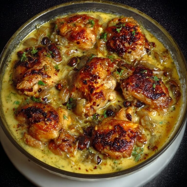 Baked Chicken Legs in Cream of Mushroom Sauce Recipe