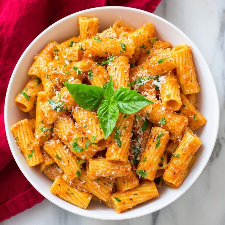 Spicy Basil Rigatoni Recipe
