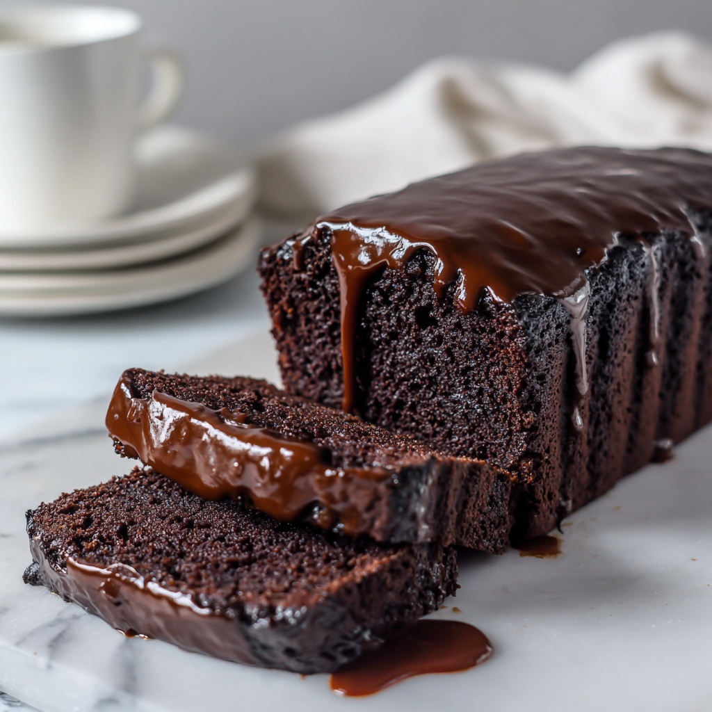 Black Cocoa Loaf Cake Recipe - Recipe Image
