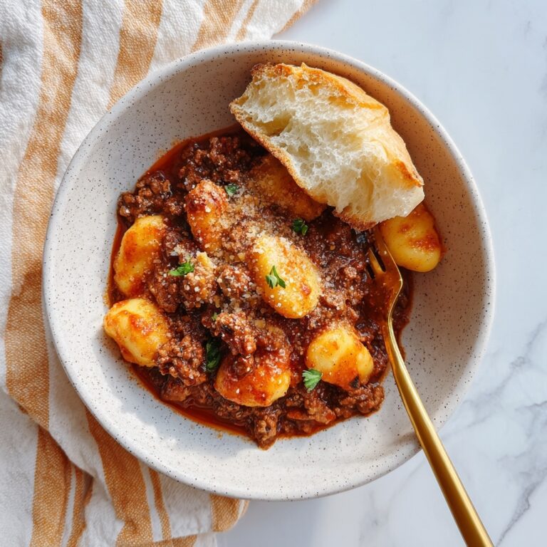 Cozy Gnocchi Bolognese Recipe