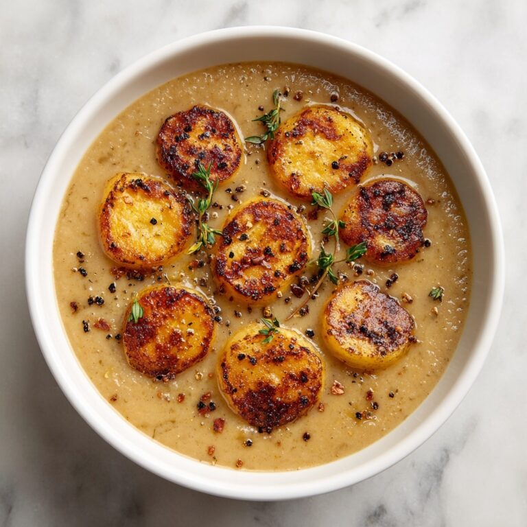 Creamy Roasted Garlic Potato Soup Recipe