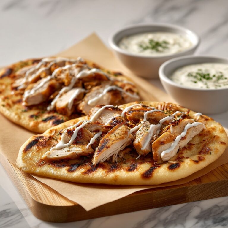 Greek Chicken Gyros with Tzatziki Sauce Recipe