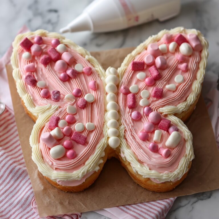 Beautiful and Easy Butterfly Cake Recipe