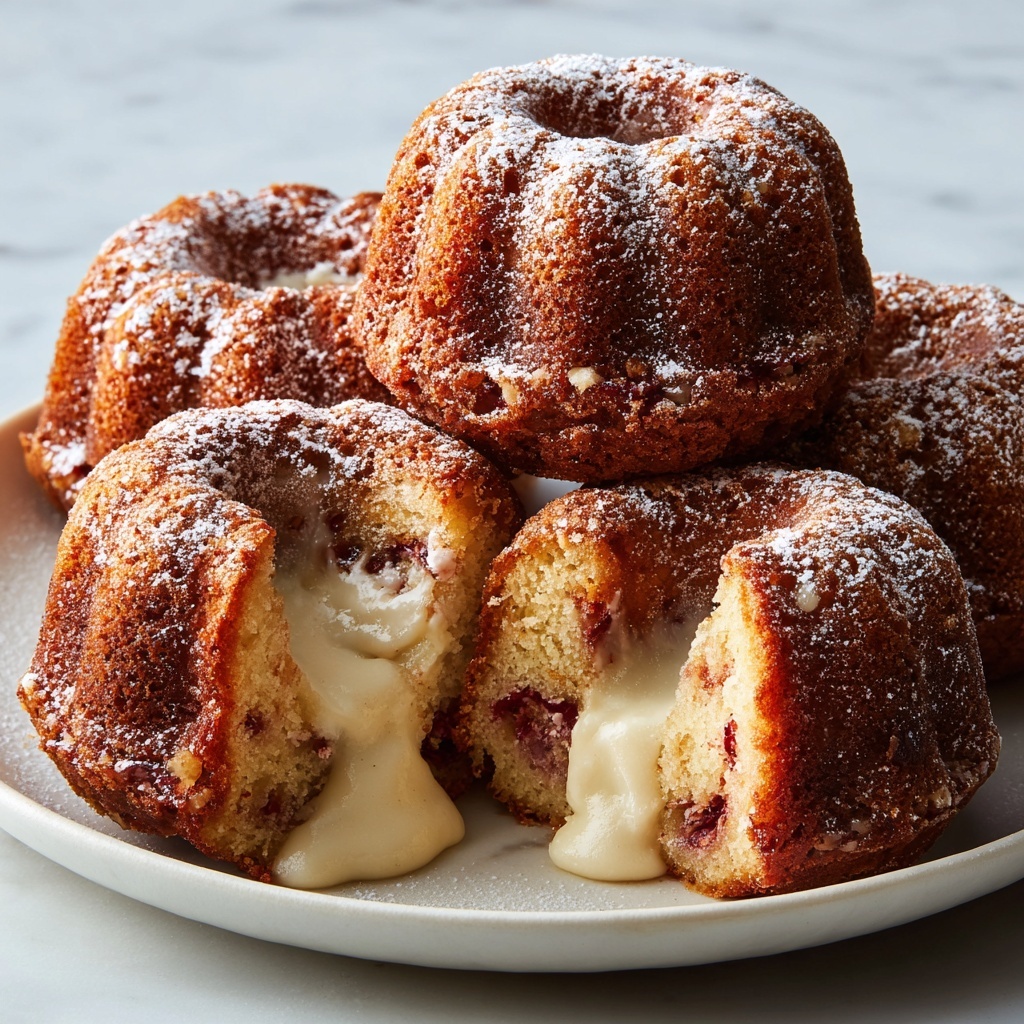 Mini Brown Butter Sourdough Cinnabundts Recipe - Recipe Image