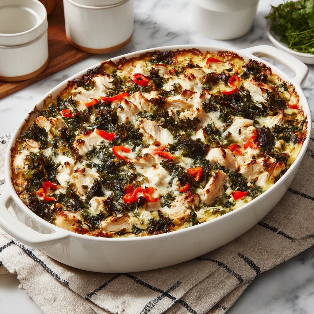 Creamy Chicken and Veggie Casserole Recipe - Recipe Image