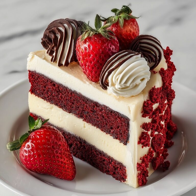Red Velvet Strawberry Cheesecake Recipe