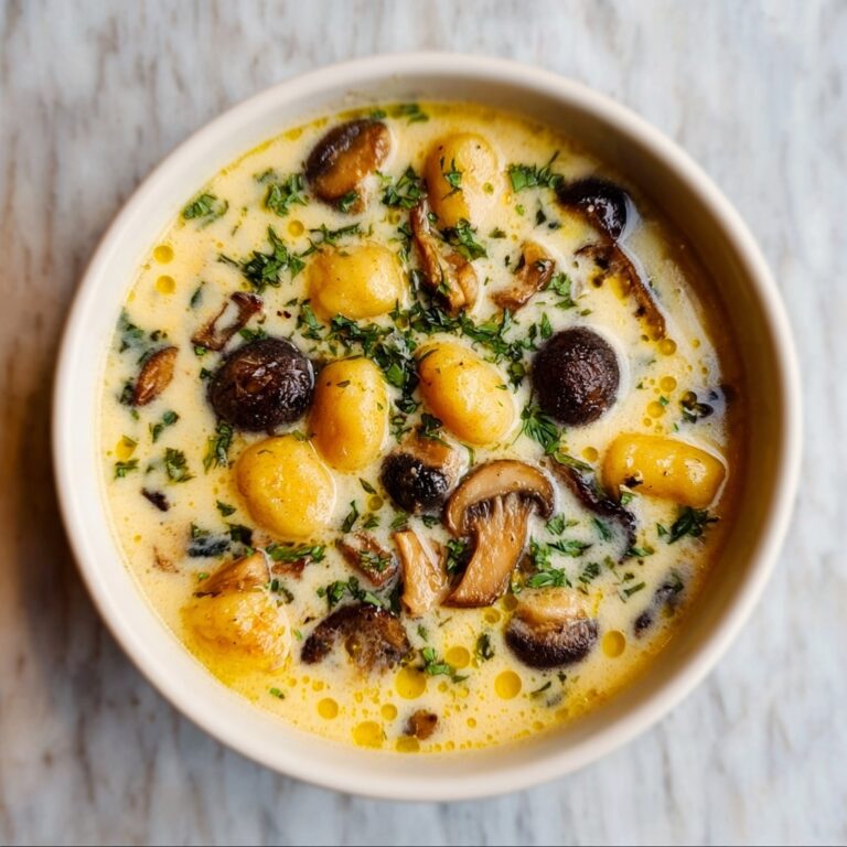 Creamy Mushroom Potato Soup Recipe