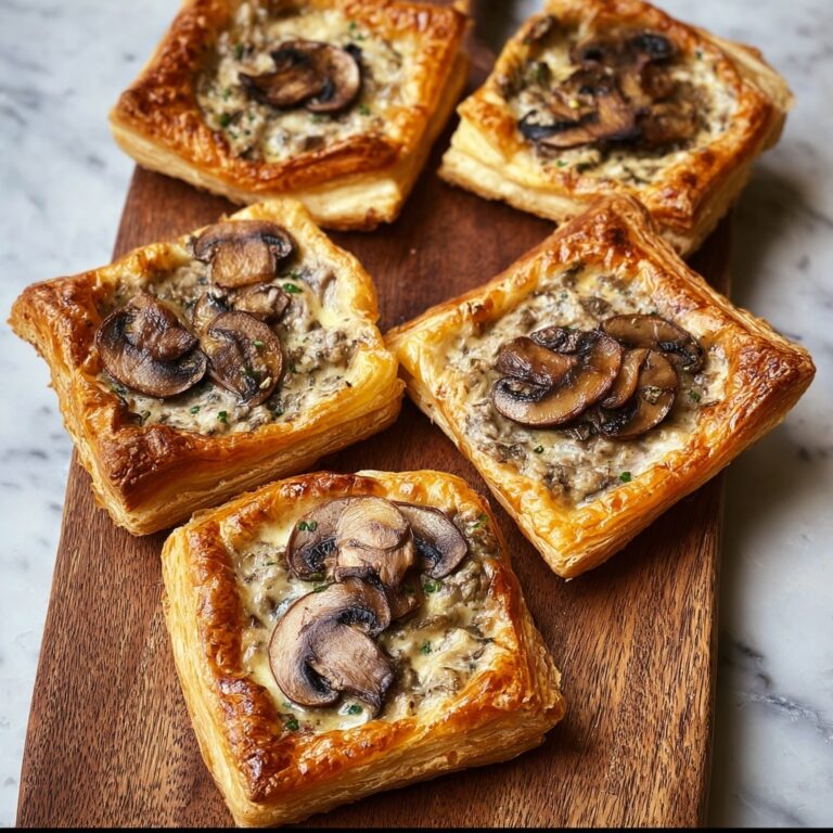 Mushroom, Shallot, and Herbed Goat Cheese Tarts Recipe