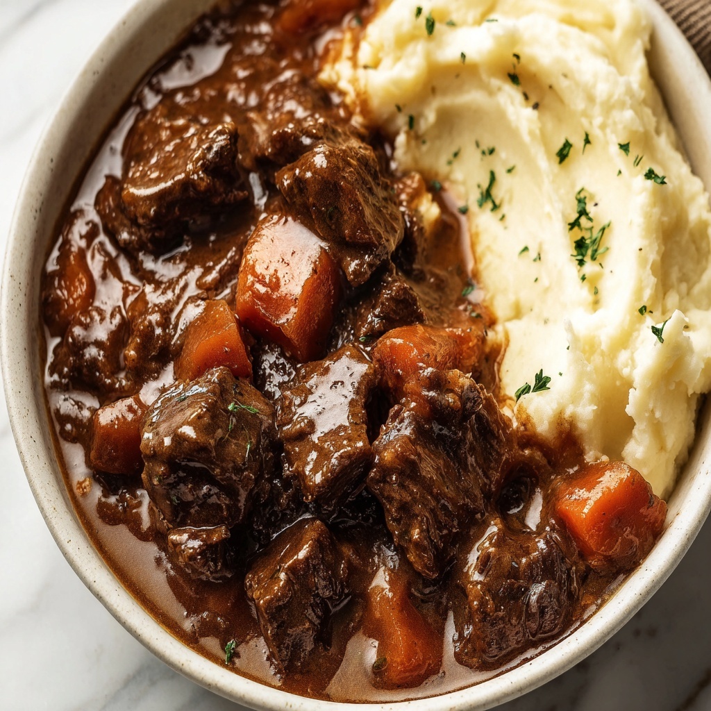 Crock Pot Beef Tips and Gravy Recipe - Recipe Image