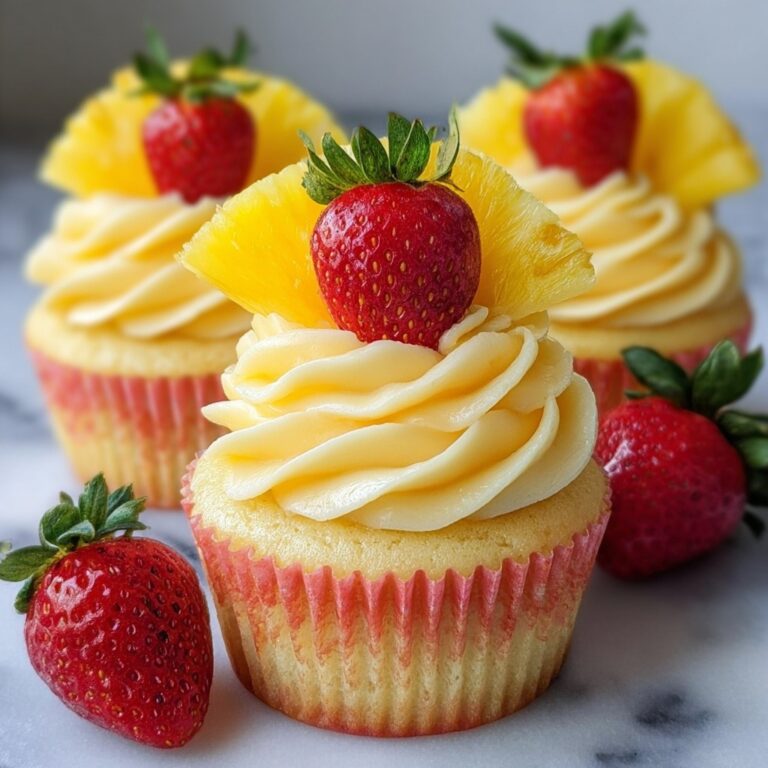 Strawberry Mango Margarita Cupcakes Recipe