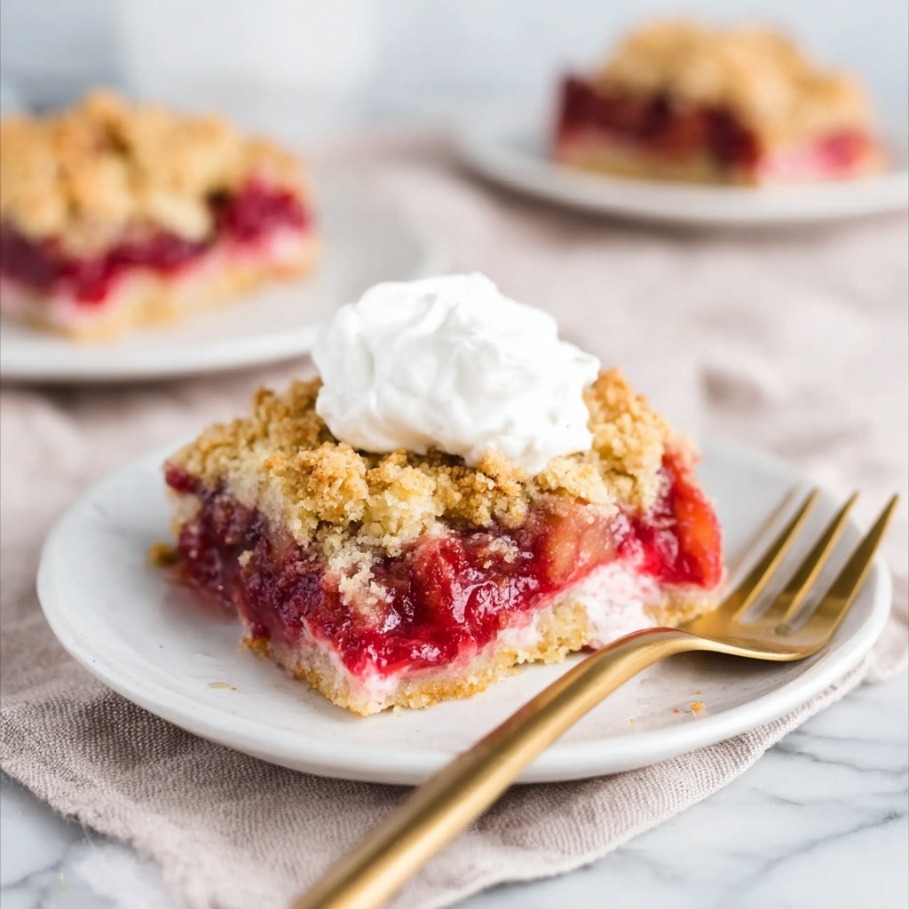 Rhubarb Dump Cake Recipe - Recipe Image