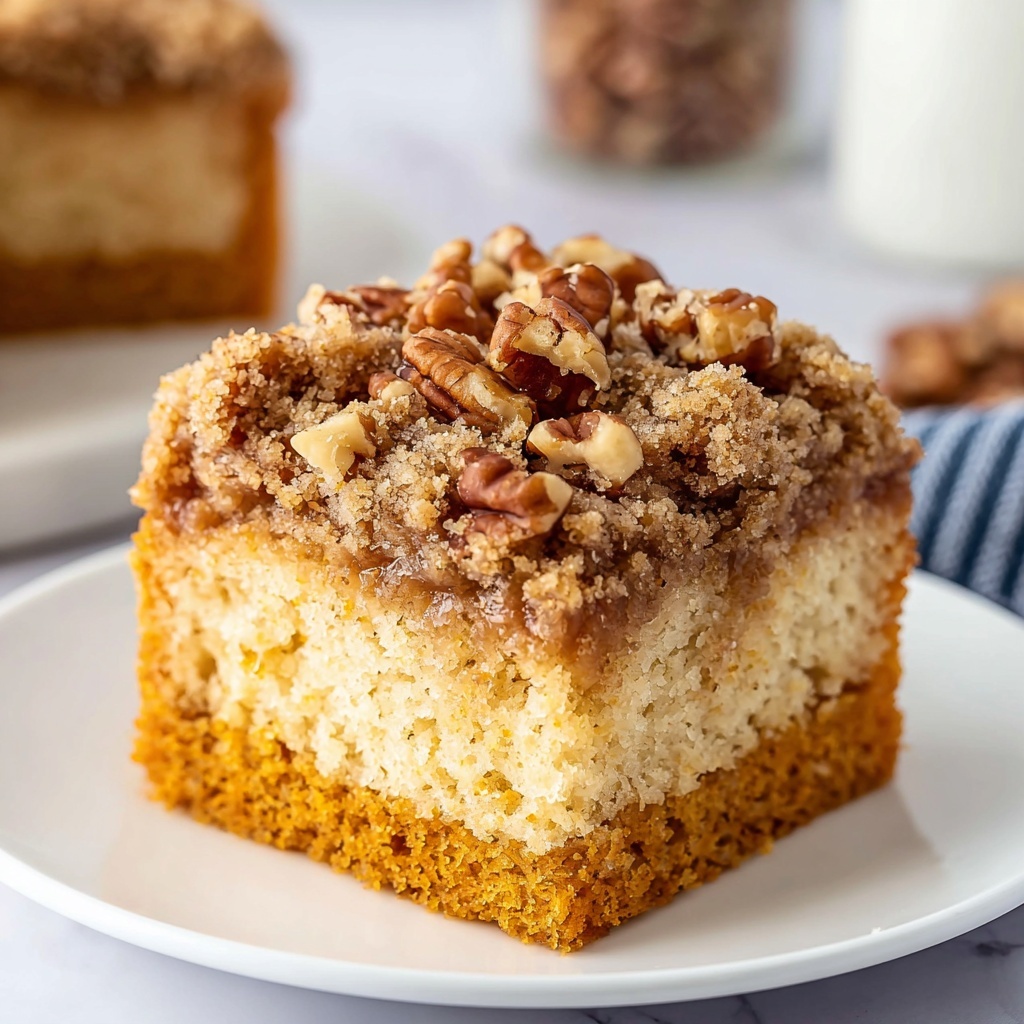 Pecan Pumpkin Coffee Cake Recipe - Recipe Image