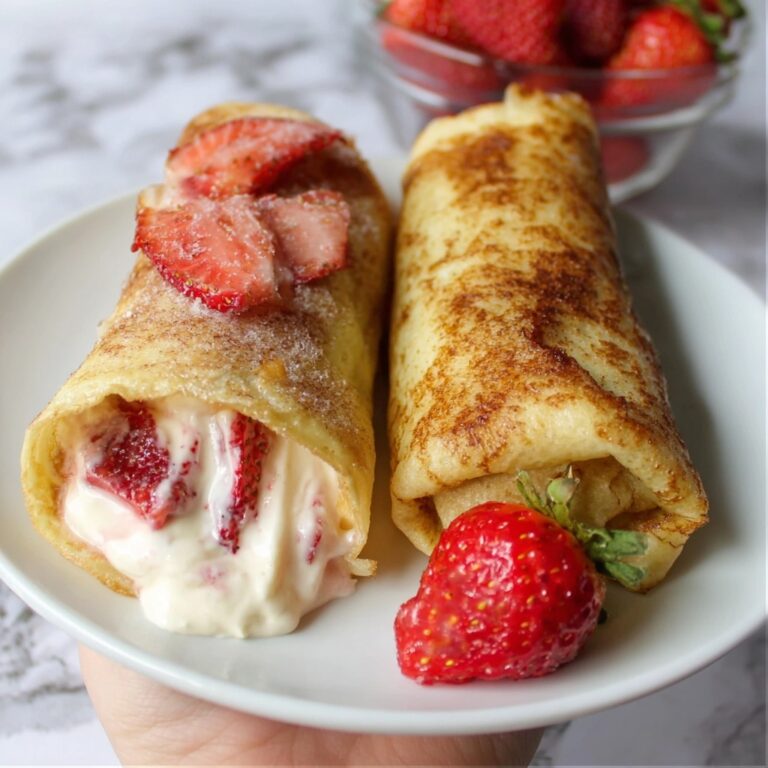 Strawberry Cheesecake Chimichangas Recipe