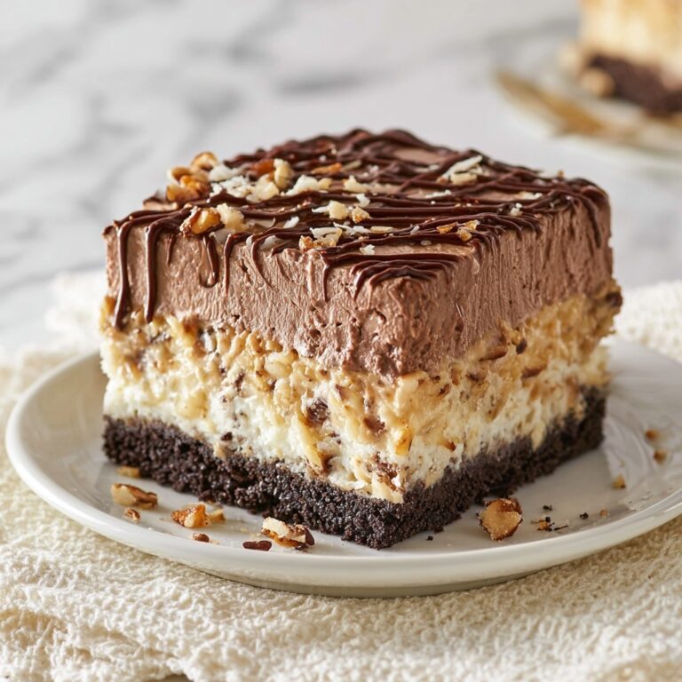 German Chocolate Cheesecake Recipe