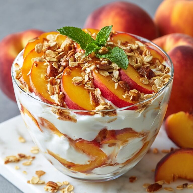 Peach Cobbler Cheesecake Fruit Salad Recipe