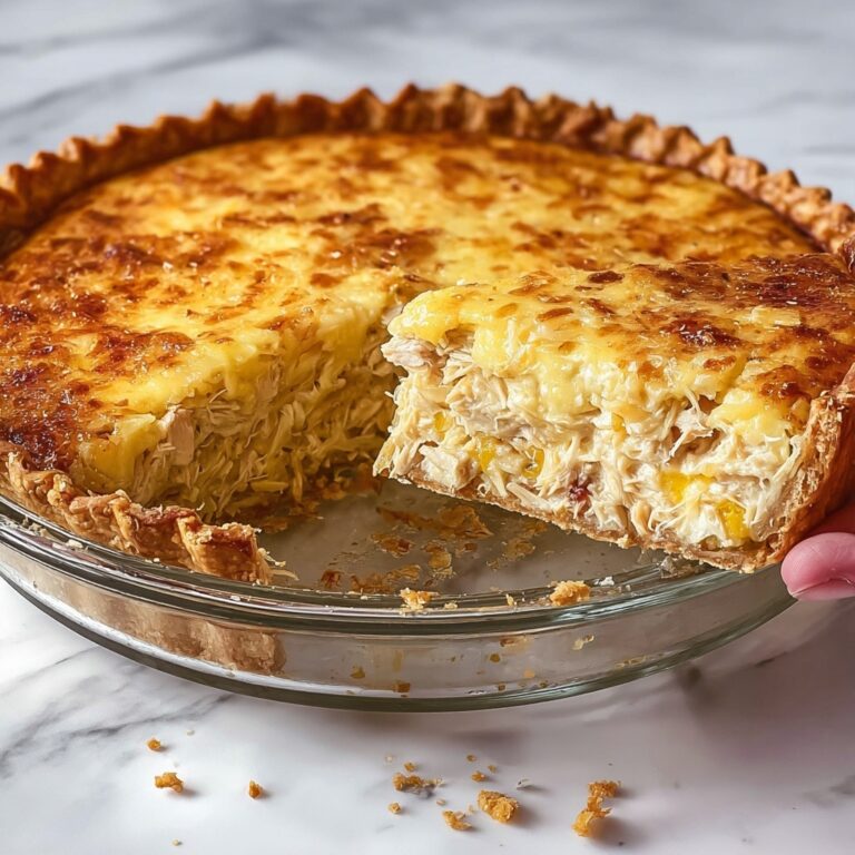 Baked Chicken Salad Pie Recipe
