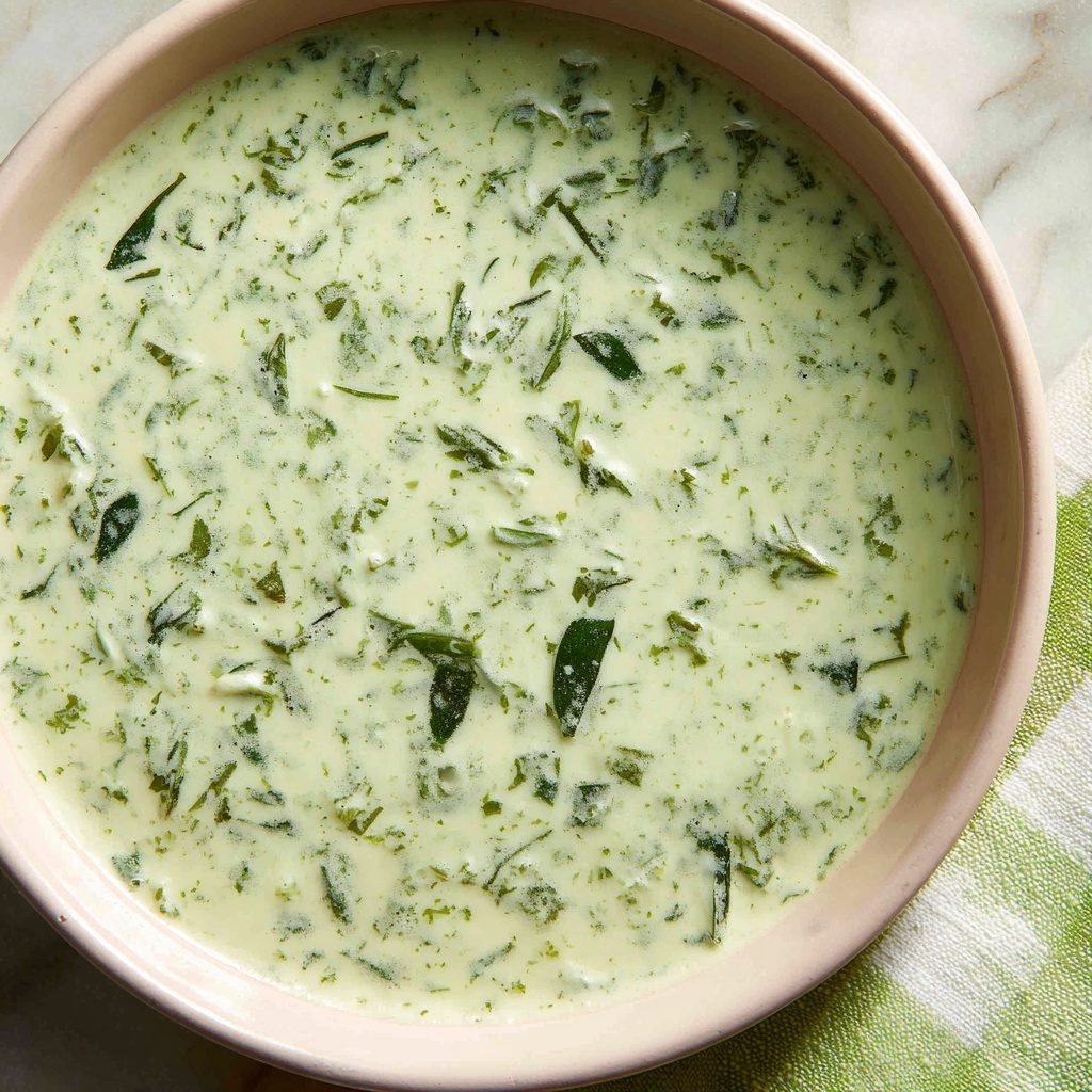 Cream of Spinach Soup Recipe - Recipe Image