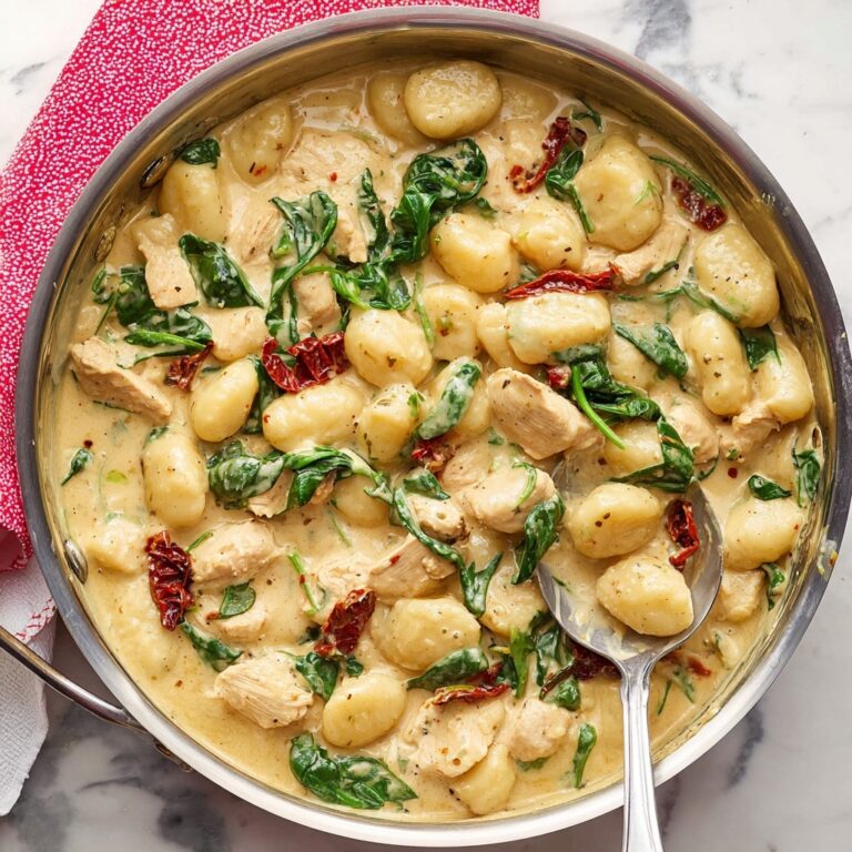 Creamy Garlic Chicken and Gnocchi Recipe