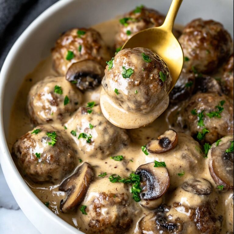 Crockpot Meatball Stroganoff Recipe