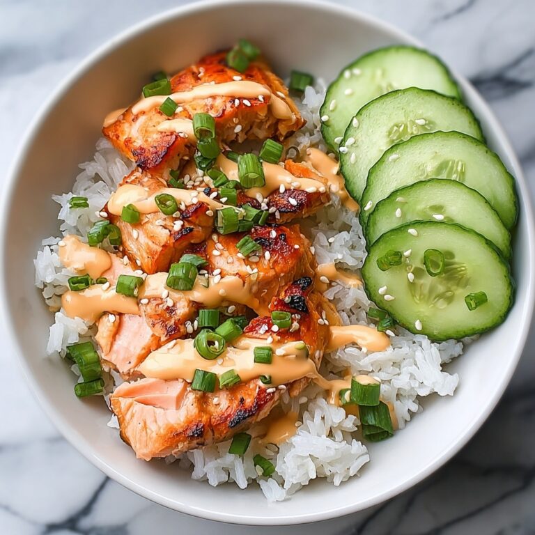 Spicy Salmon Rice Bowl Recipe