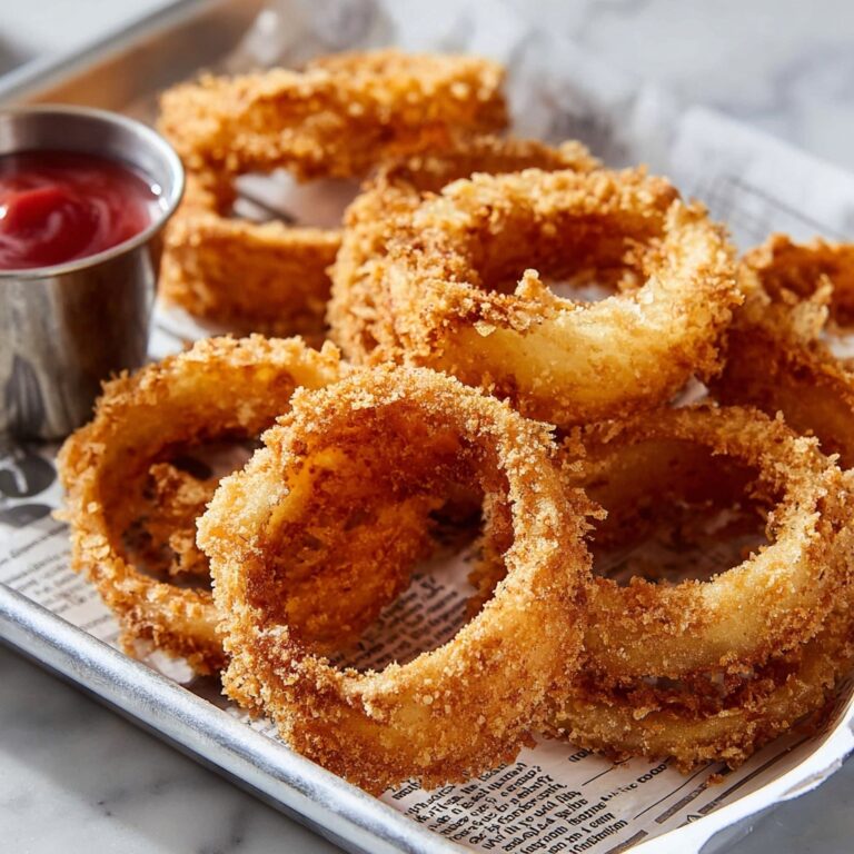 Crispy Homemade Onion Rings Recipe