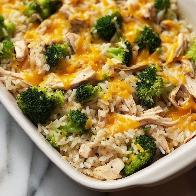 Broccoli, Rice, Cheese, and Chicken Casserole Recipe