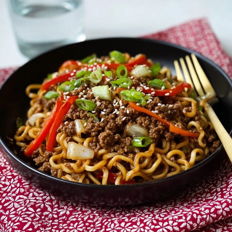 One-Pot Beef Ramen Noodles Recipe