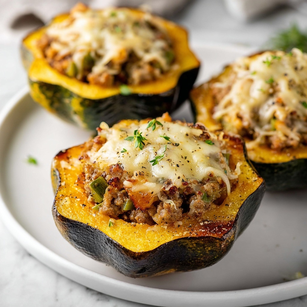 Stuffed Acorn Squash with Quinoa, Cranberries, and Nuts Recipe - Recipe Image