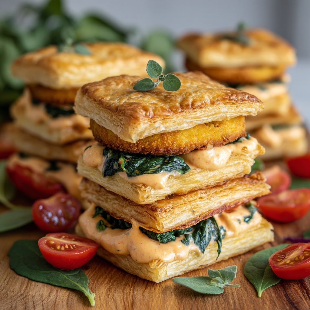 Cheese Puff Sliders Recipe - Recipe Image