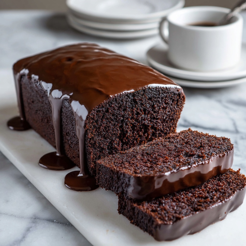 Black Cocoa Loaf Cake Recipe - Recipe Image