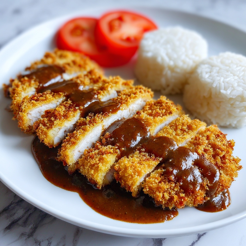 Chicken Katsu with Crisp Panko Crust and Delicious Katsu Sauce Recipe - Recipe Image