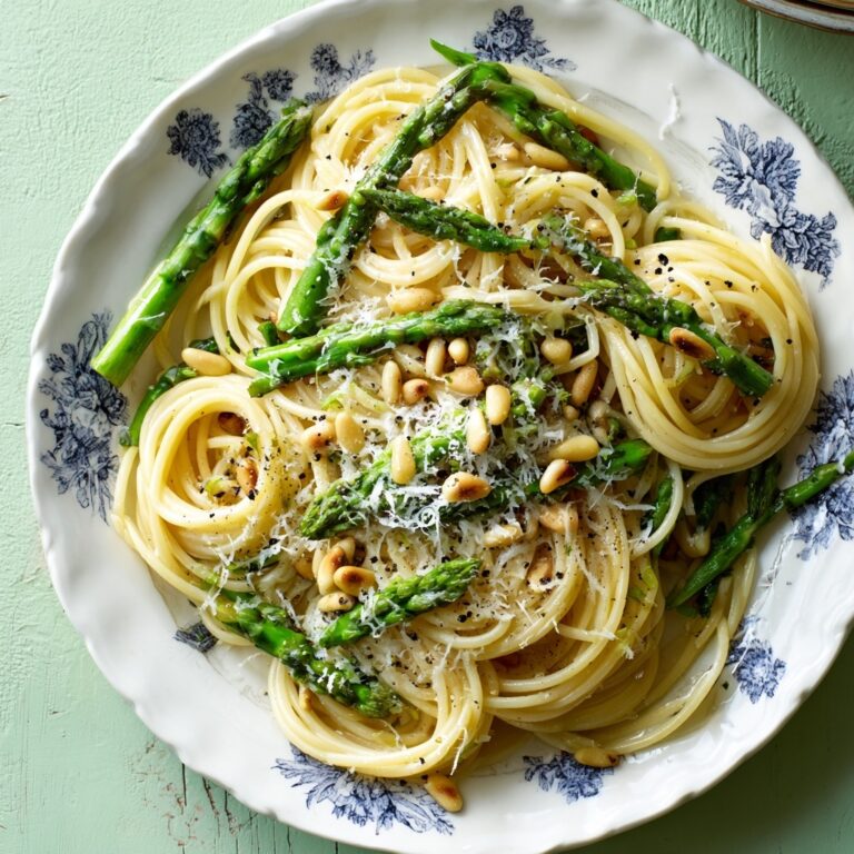 Spaghetti Squash with Asparagus, Ricotta, Lemon, and Thyme Recipe