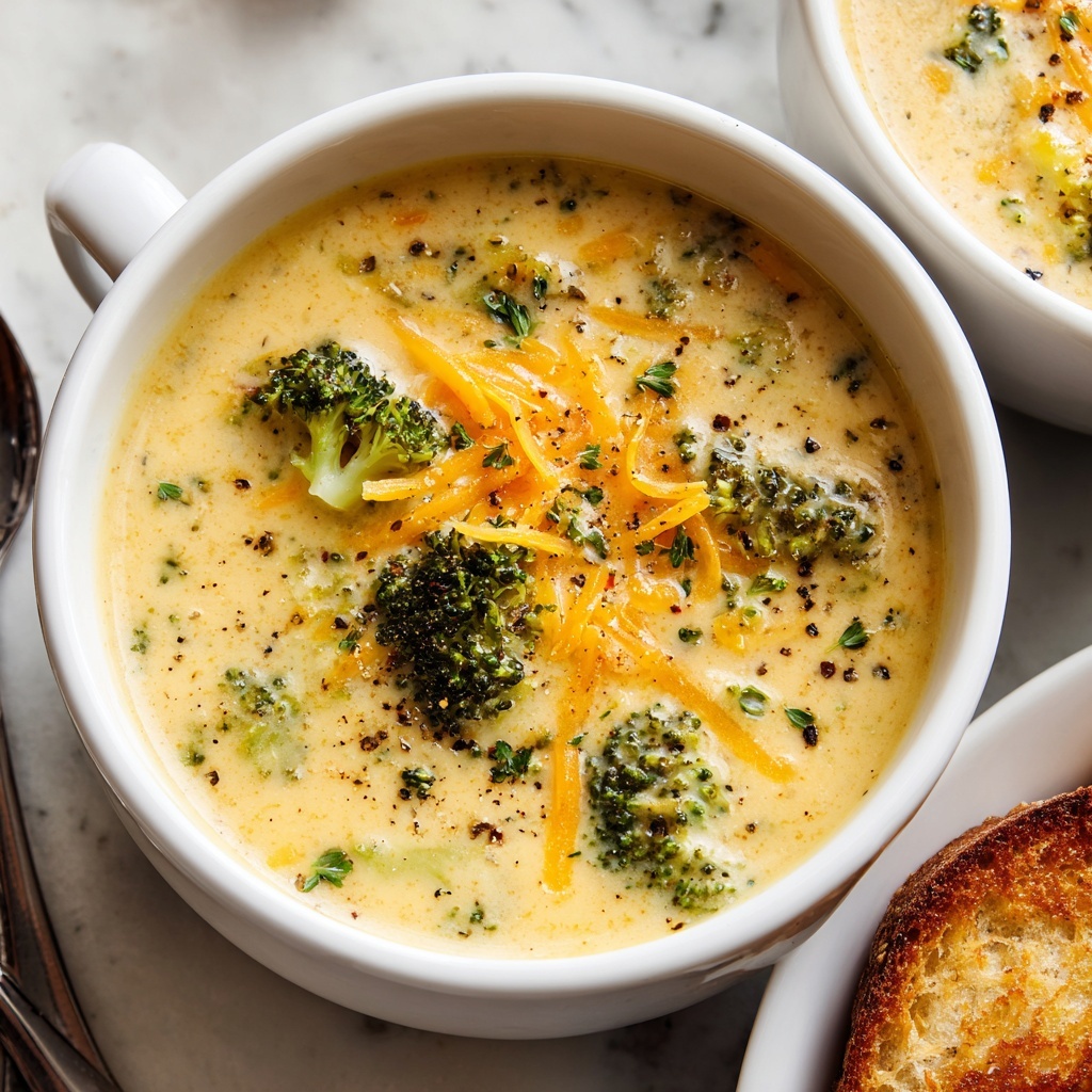 Crockpot Potato Broccoli Cheddar Soup Recipe - Recipe Image