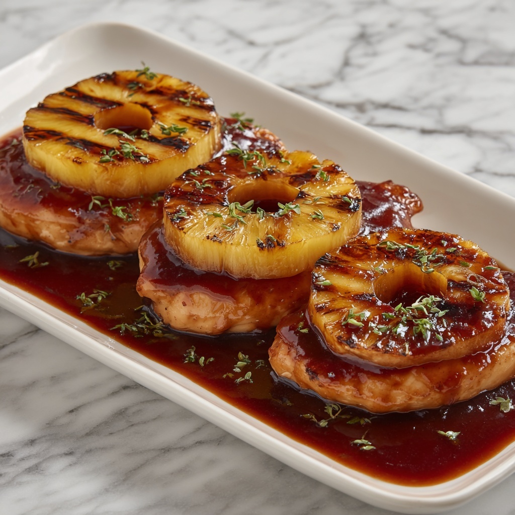 Baked Pineapple BBQ Chicken Breast Recipe - Recipe Image