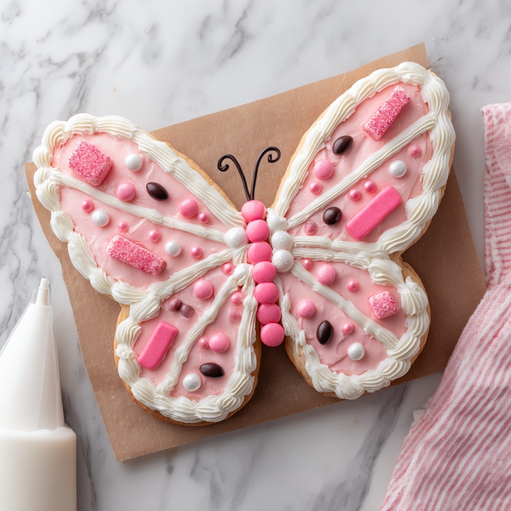 Beautiful and Easy Butterfly Cake Recipe - Recipe Image