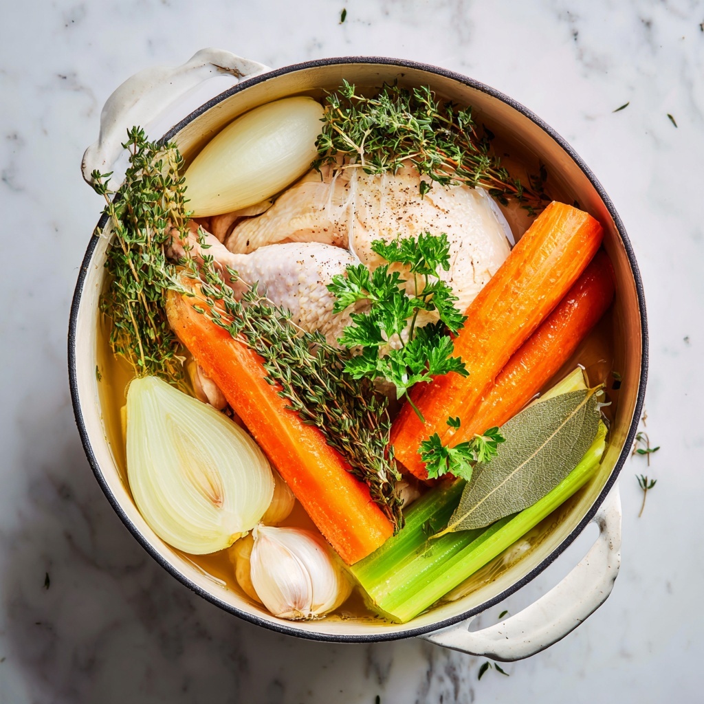 Homemade Chicken Broth Recipe - Recipe Image