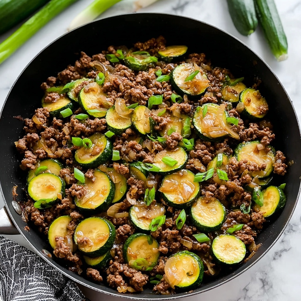 Ground Turkey Zucchini Skillet Recipe - Recipe Image
