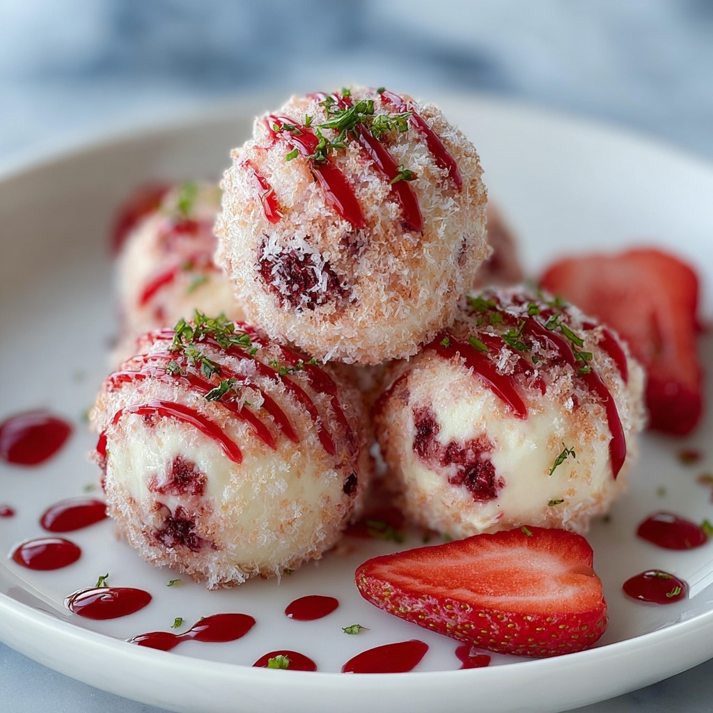 Strawberry Cheesecake Protein Balls: The Ultimate Healthy Snack Recipe - Recipe Image