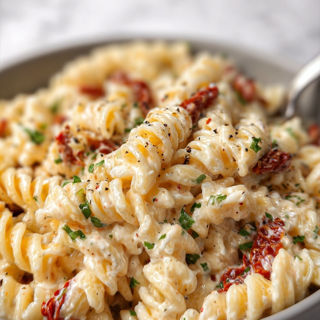 One-Pan Sundried Tomato Pasta Recipe - Recipe Image