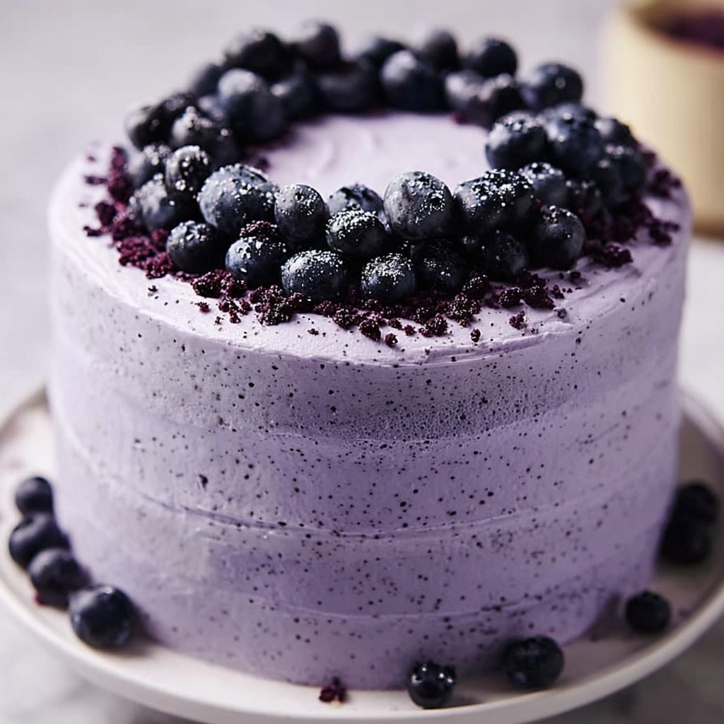 Blueberry Chiffon Cake Recipe - Recipe Image