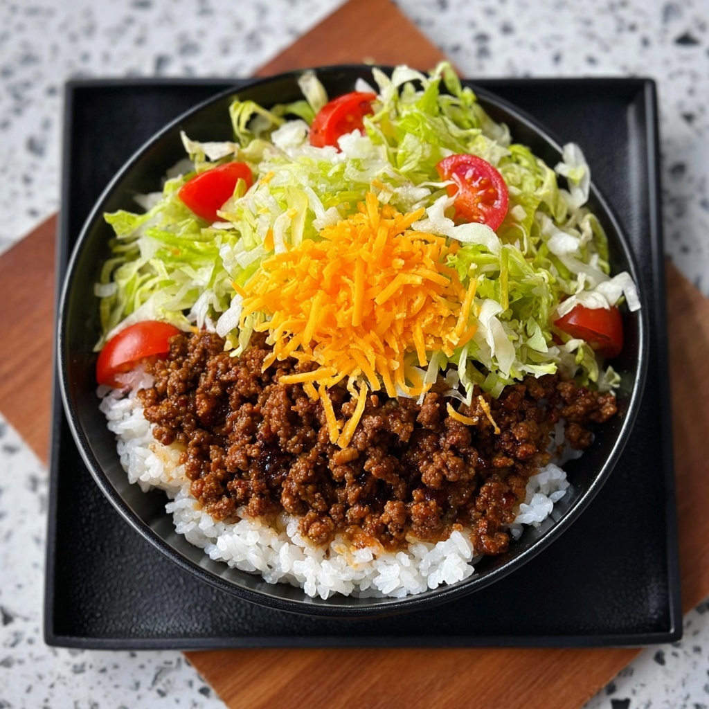 Cheesy Taco Rice Skillet Recipe - Recipe Image