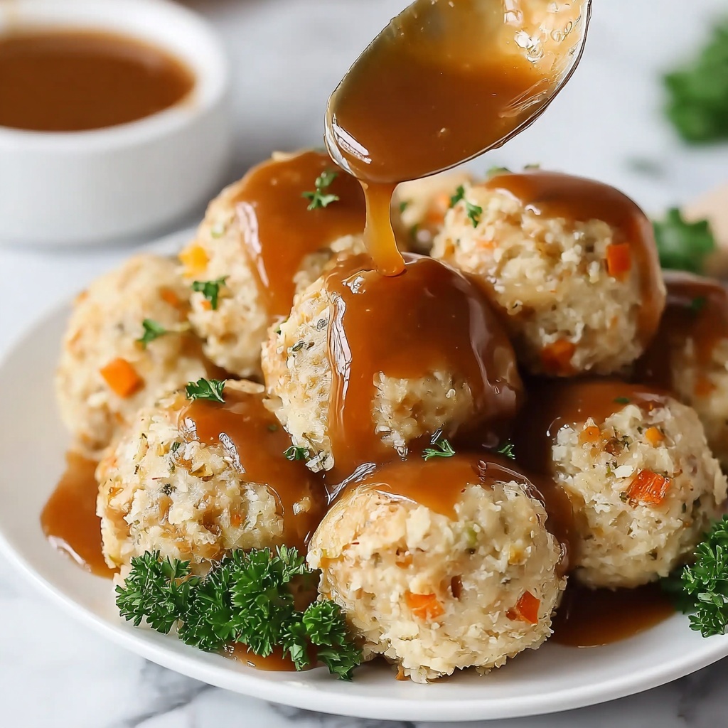 Turkey Stuffing Balls Recipe - Recipe Image