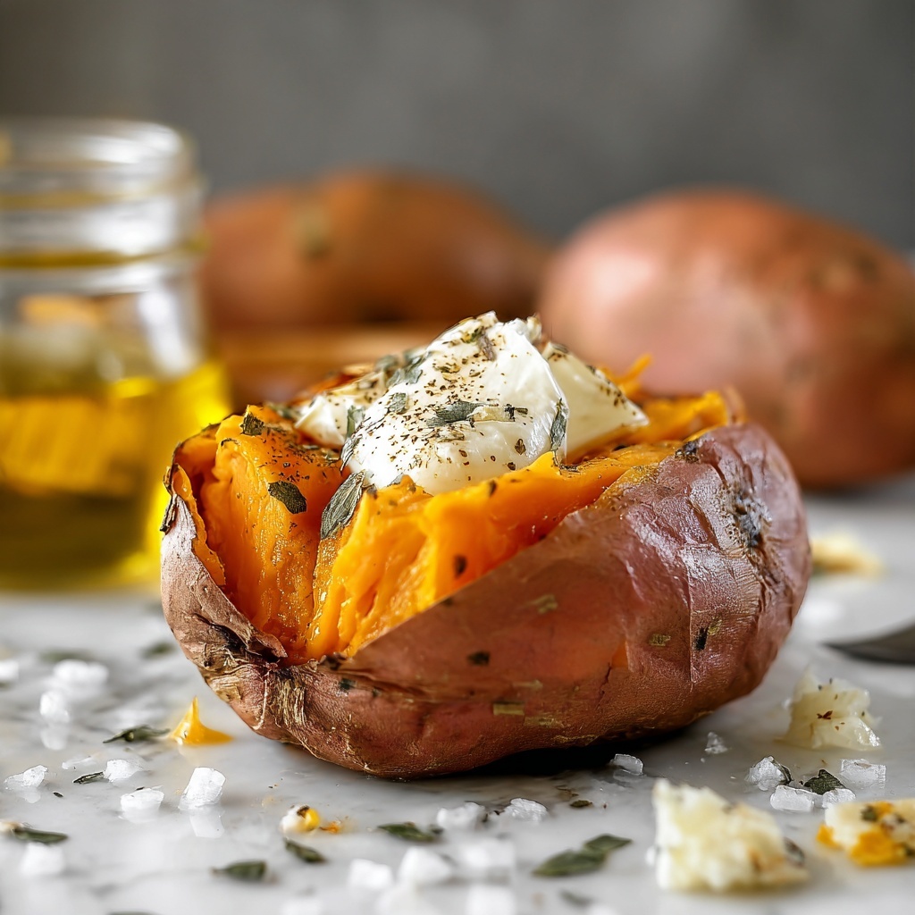 Perfectly Baked Sweet Potato Recipe - Recipe Image