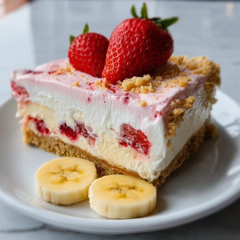 Strawberry Banana Delight Cheesecake Recipe