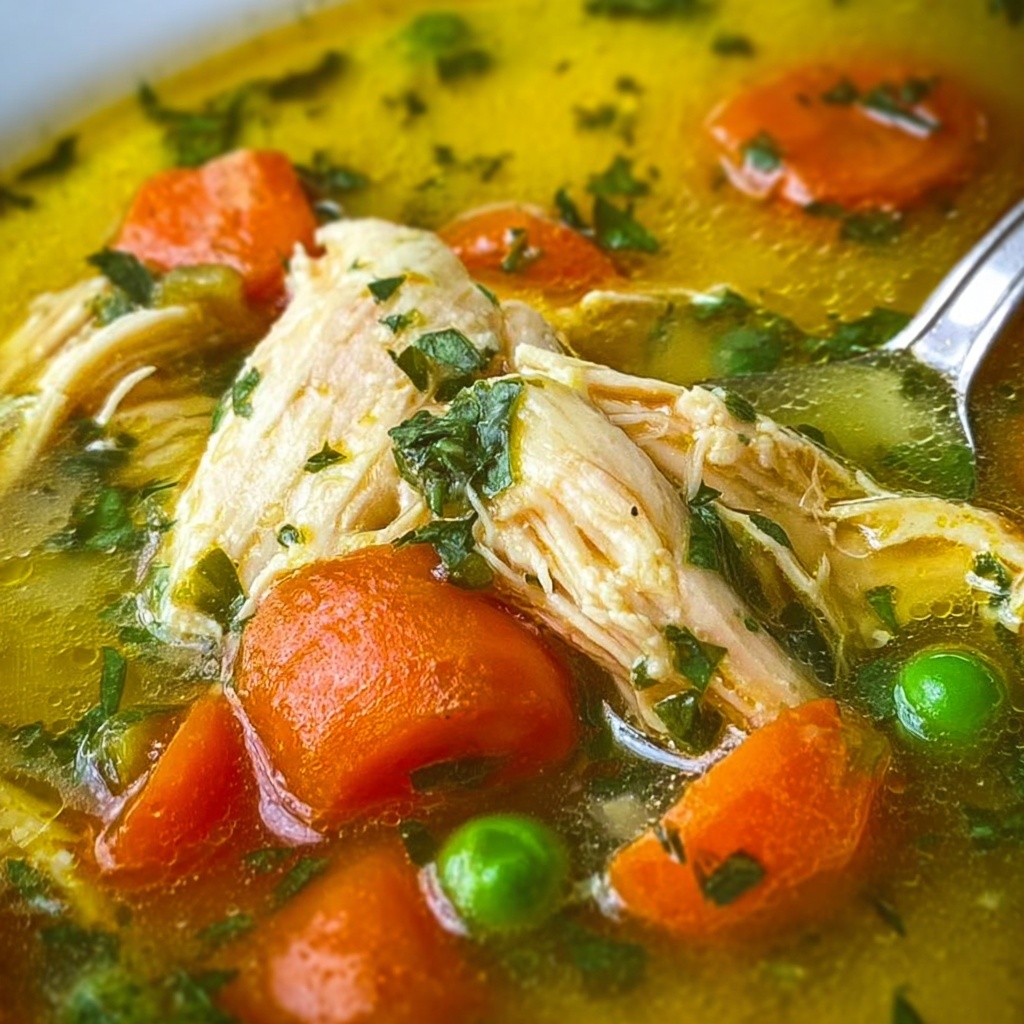 Anti Inflammatory Turmeric Chicken Soup Recipe - Recipe Image