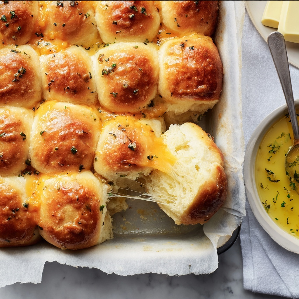 Garlic Herb and Cheese Pull-Apart Bread Recipe - Recipe Image