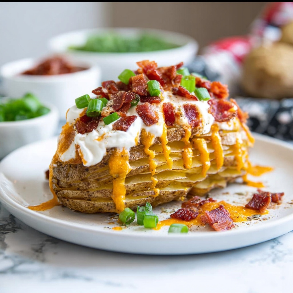 Loaded Hasselback Potatoes Recipe - Recipe Image